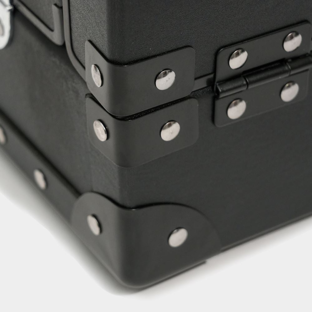 Estuche de belleza de papel negro (L)