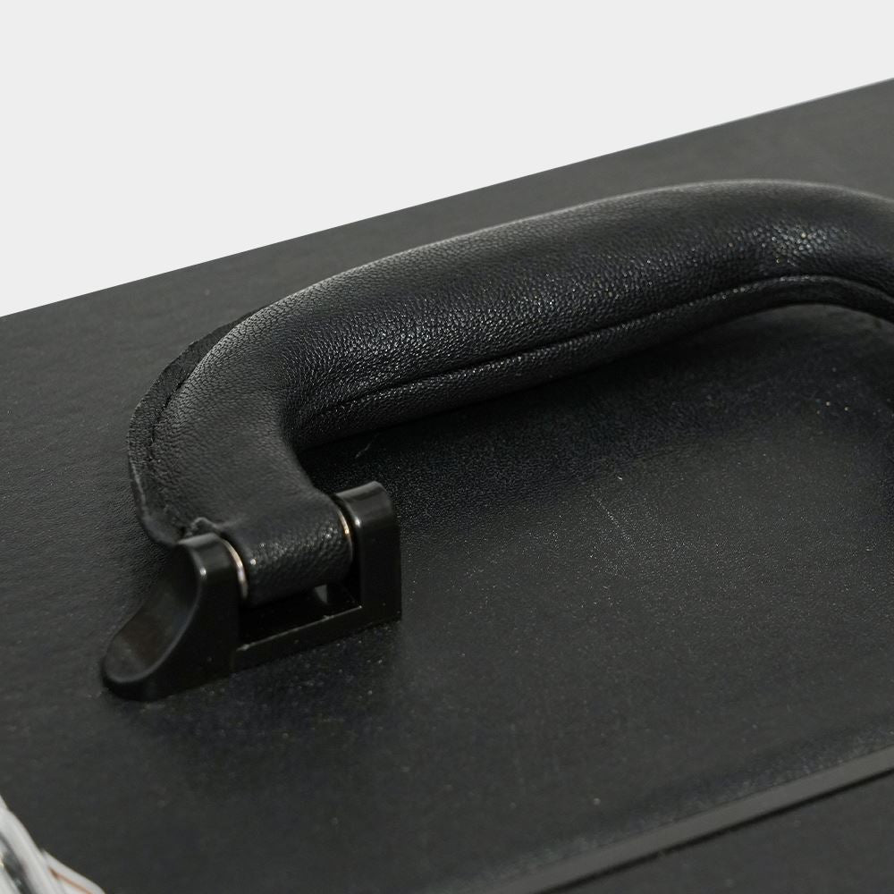Estuche de belleza de papel negro (L)