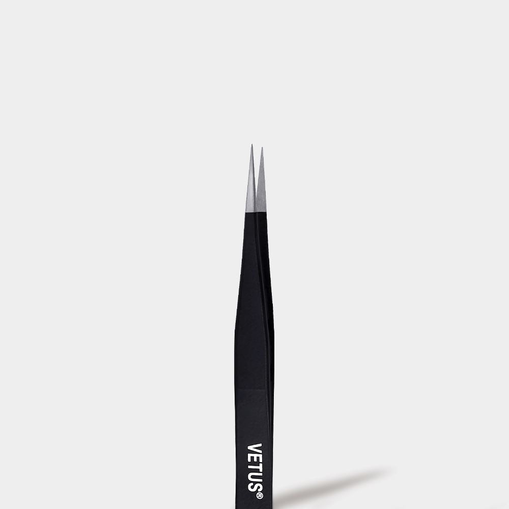 Black Vetus Tweezer - ESD-10 (I shape)