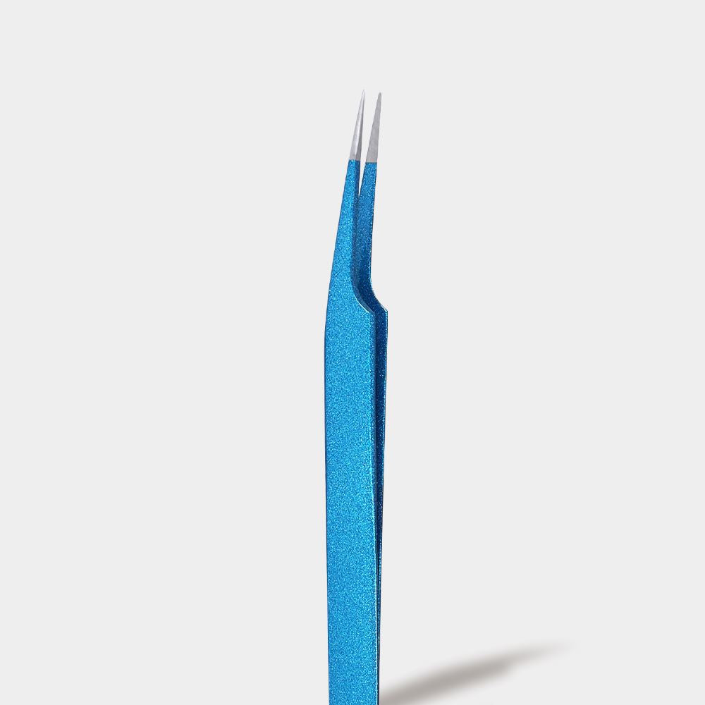 Color Tweezer - Blue (F shape)