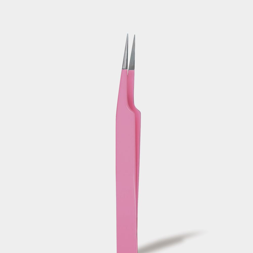 Color Tweezer - Pink (F shape)