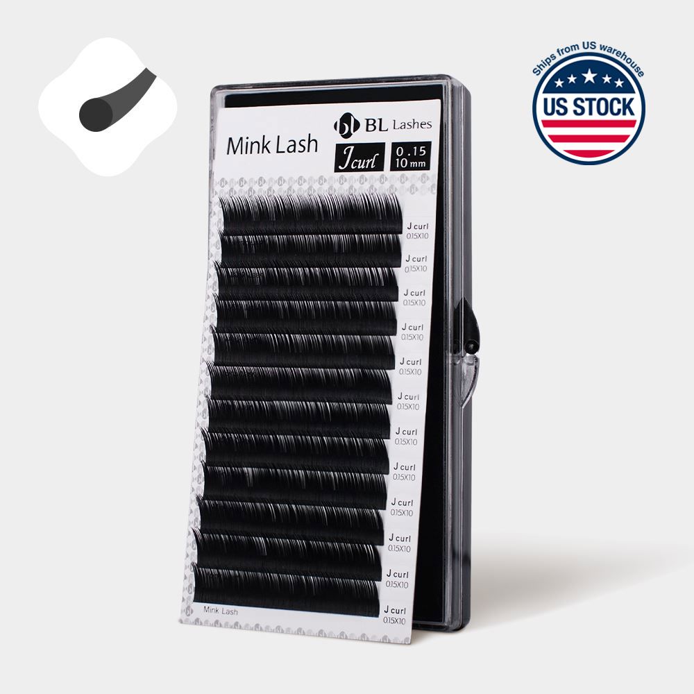 BL Lashes Classic MInk Lash 0.15 0.20 C D curl 10mm 11mm 12mm Korean Lash K-beauty Lash Extensions Faux Lash