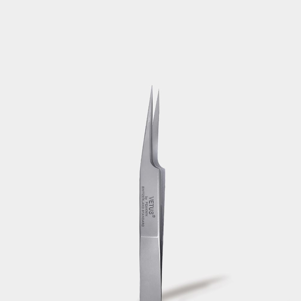 Vetus Silver Tweezers (Straight) - 5A-SA (F shape)