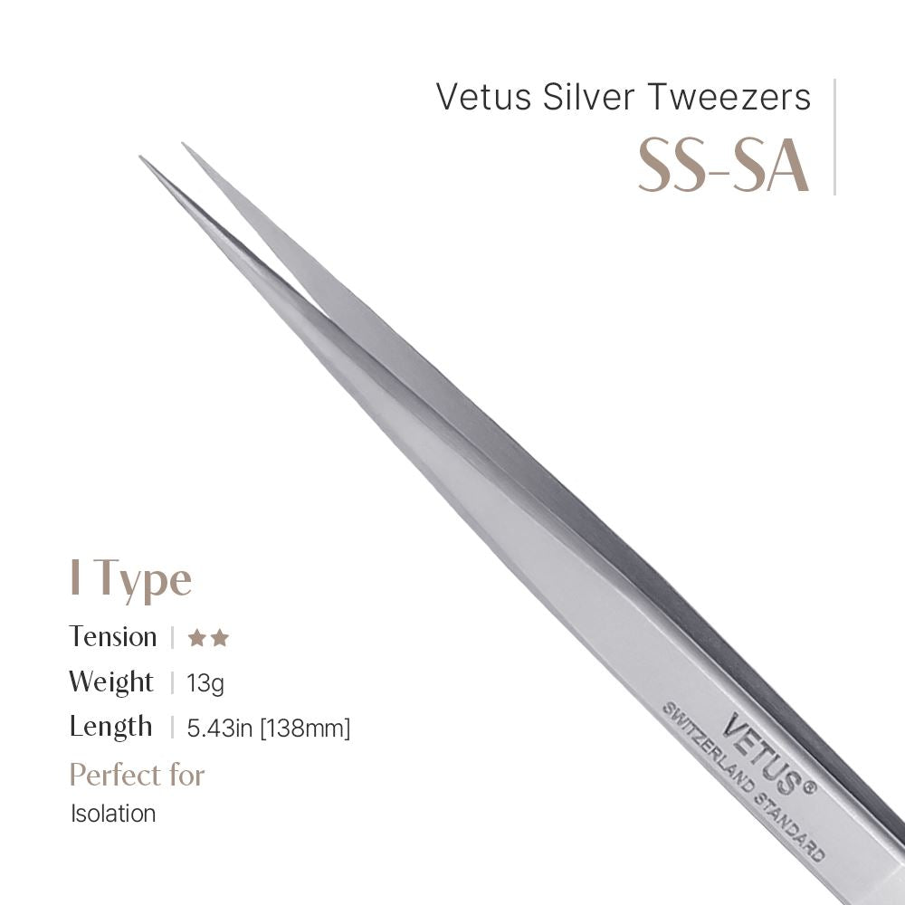 Pinzas de Plata Vetus (Rectas) - SS-SA (forma de I)