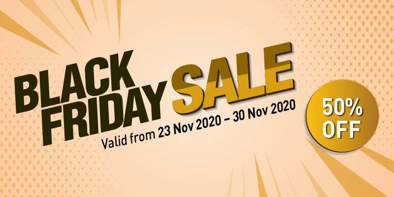 [Notice] 2020 Black Friday Sale