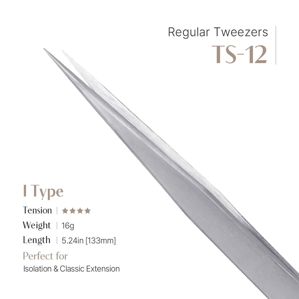 Regular Tweezers - TS-12 (I shape)