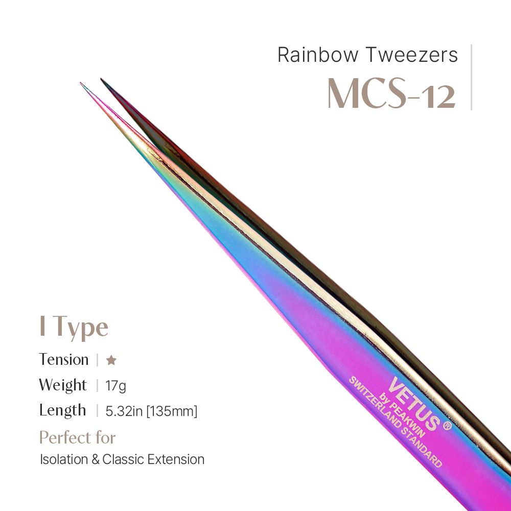 Rainbow Tweezers - MCS-12 (I shape)