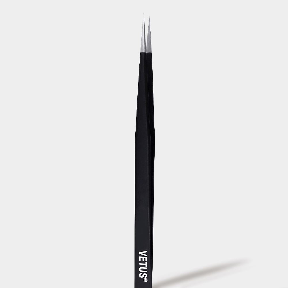 Black Vetus Tweezer - ESD-11 (I shape)