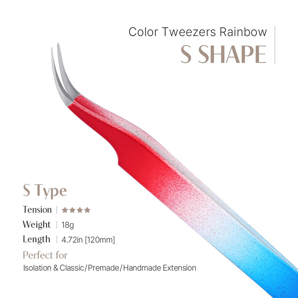 Color Tweezer - Rainbow (S shape)