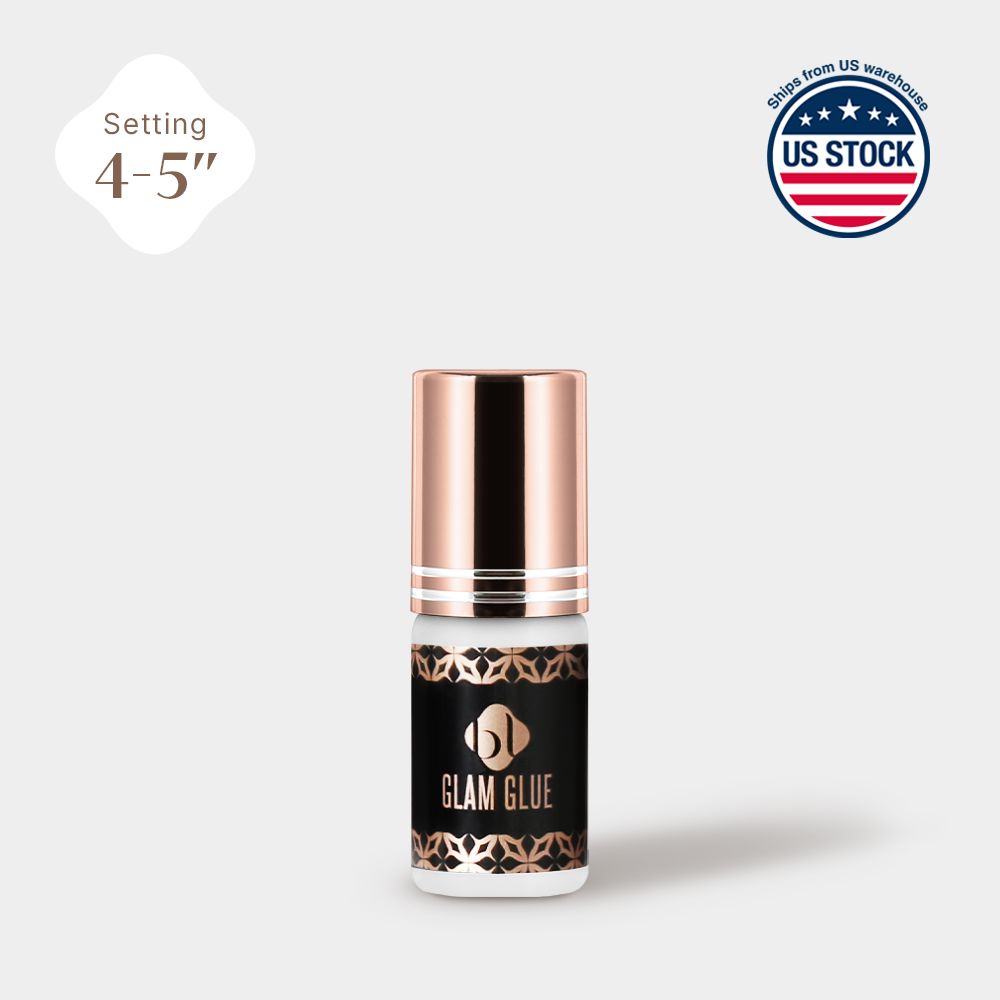 BL Lashes Glam Glue 5g Medium Viscosity Black Retention 1by1  Handmade Volume Korea 