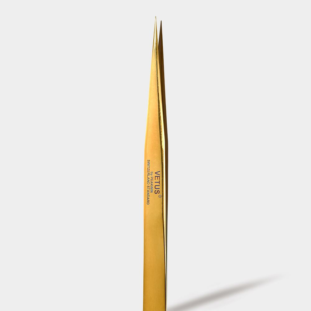 Gold Tweezers - MCS-12 (I shape)
