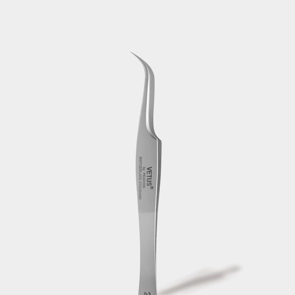 Vetus Silver Tweezers (Curved) - 24-SA (S shape)