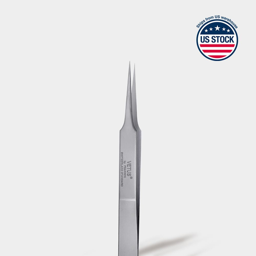 Pinzas Vetus Plateadas (Rectas) - 2-SA (Forma A) – Stock en EE. UU.