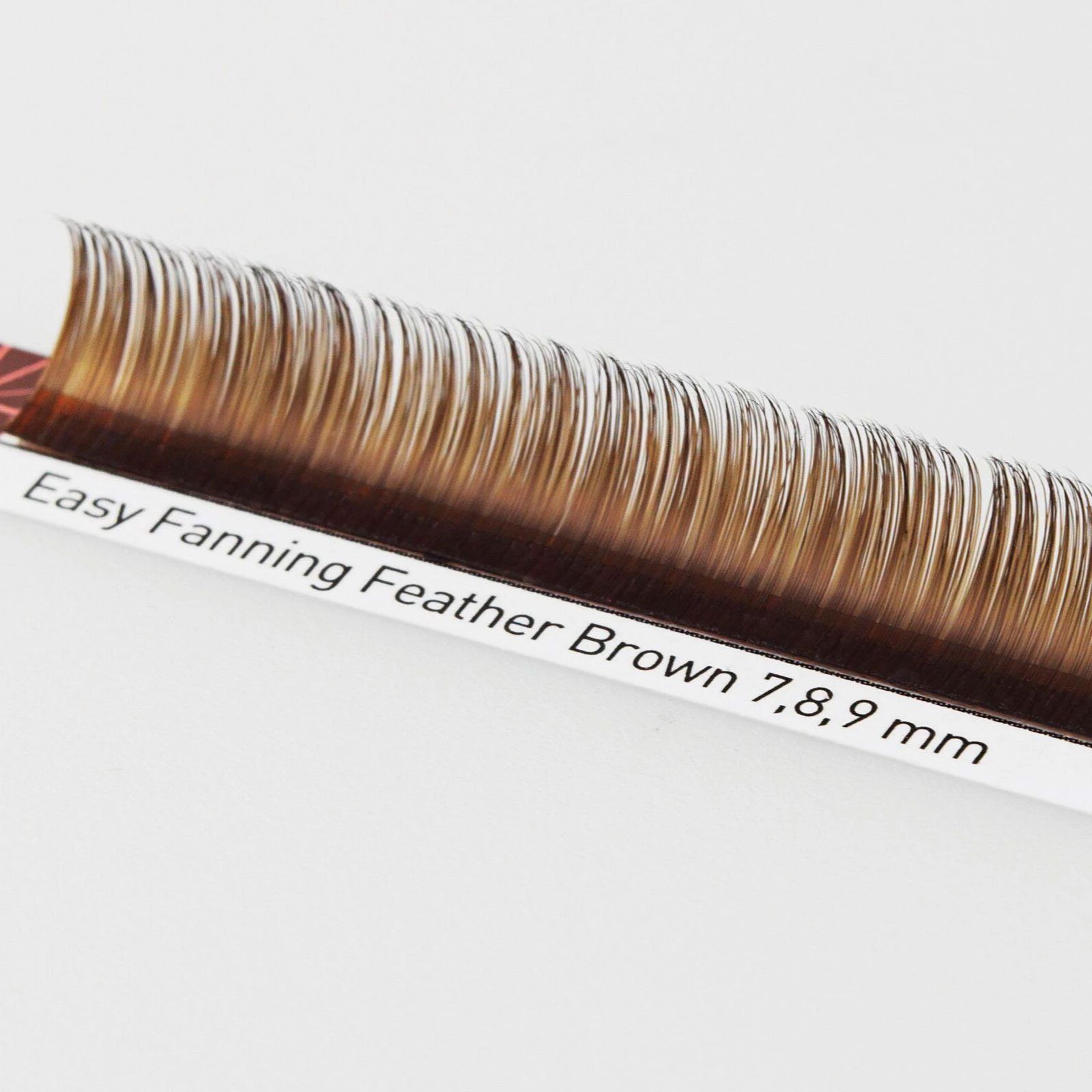 Easy Fanning Lash Feather (brown eyelash extensions) 0.07 (MTO)