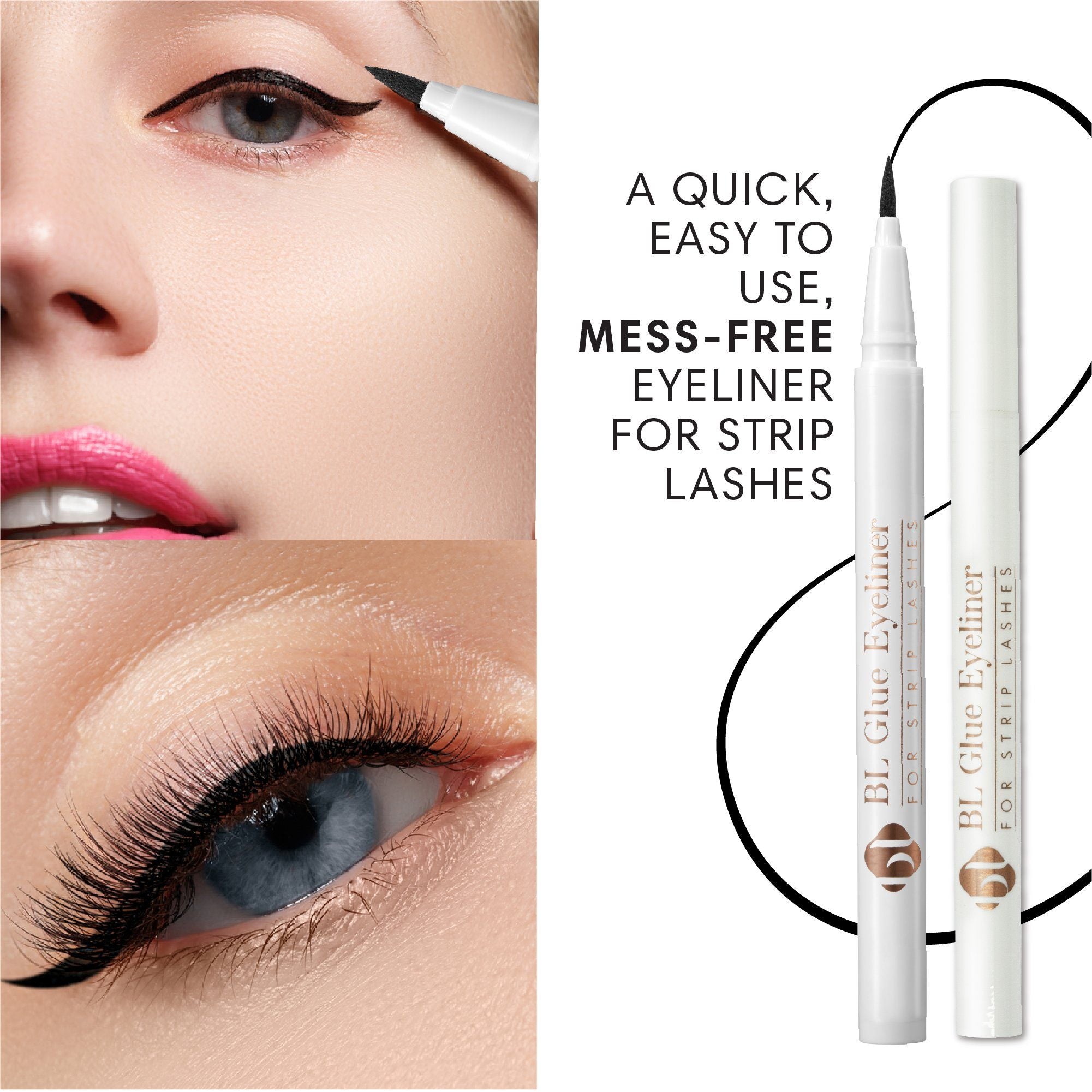 BL Glue Eyeliner - For strip false lash
