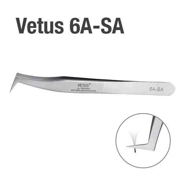 Vetus Silver Tweezers (Curved)